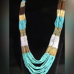 Beautiful Southwest Seed Bead Necklace